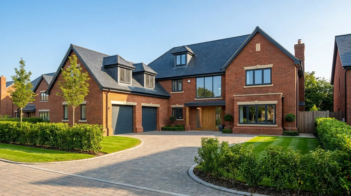 A newly built family home by B F Neal & Sons